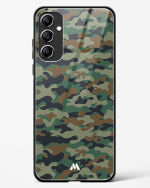 Jungle Camouflage Glass Case Phone Cover-(Samsung)