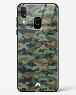 Jungle Camouflage Glass Case Phone Cover-(Samsung)