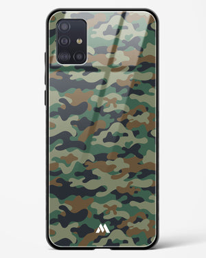 Jungle Camouflage Glass Case Phone Cover-(Samsung)