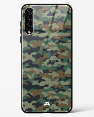 Jungle Camouflage Glass Case Phone Cover-(Samsung)