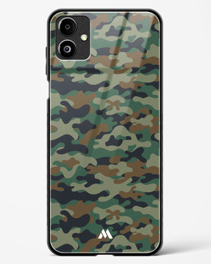 Jungle Camouflage Glass Case Phone Cover-(Samsung)