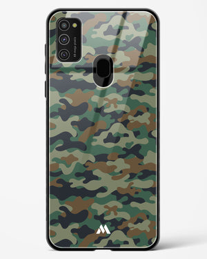 Jungle Camouflage Glass Case Phone Cover-(Samsung)