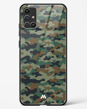 Jungle Camouflage Glass Case Phone Cover-(Samsung)