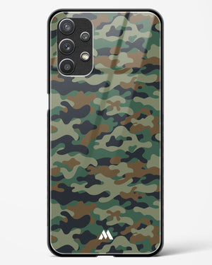 Jungle Camouflage Glass Case Phone Cover-(Samsung)