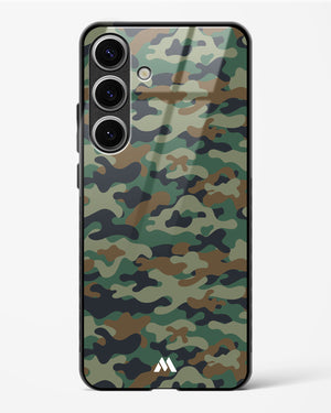 Jungle Camouflage Glass Case Phone Cover-(Samsung)