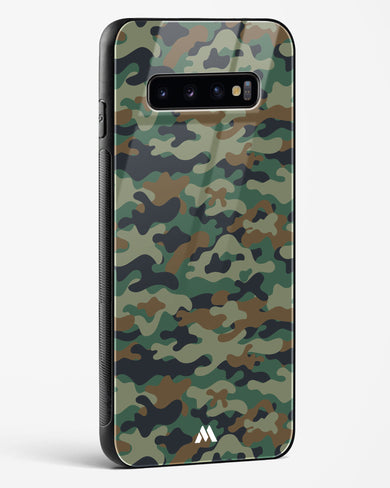 Jungle Camouflage Glass Case Phone Cover-(Samsung)