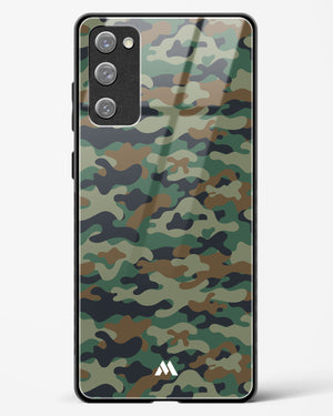 Jungle Camouflage Glass Case Phone Cover-(Samsung)