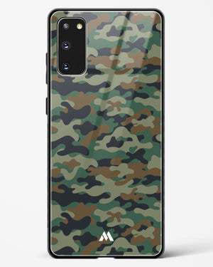 Jungle Camouflage Glass Case Phone Cover-(Samsung)