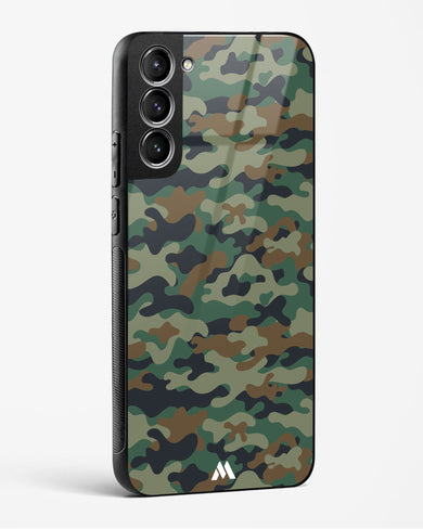 Jungle Camouflage Glass Case Phone Cover-(Samsung)