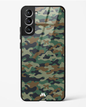 Jungle Camouflage Glass Case Phone Cover-(Samsung)
