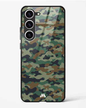 Jungle Camouflage Glass Case Phone Cover-(Samsung)