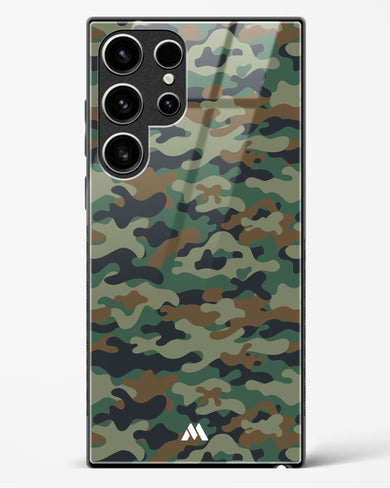 Jungle Camouflage Glass Case Phone Cover-(Samsung)