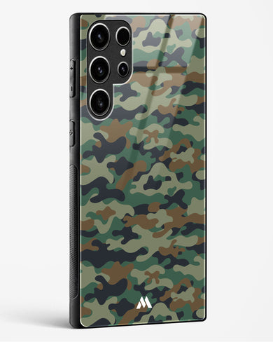 Jungle Camouflage Glass Case Phone Cover-(Samsung)