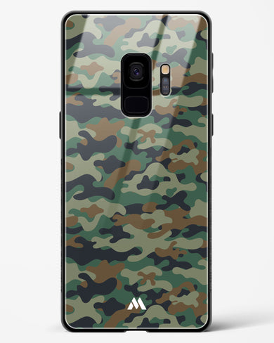 Jungle Camouflage Glass Case Phone Cover-(Samsung)