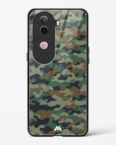 Jungle Camouflage Glass Case Phone Cover (Vivo)