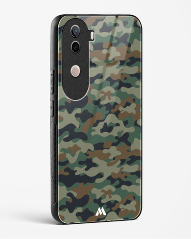 Jungle Camouflage Glass Case Phone Cover (Vivo)
