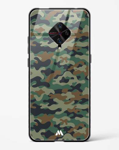 Jungle Camouflage Glass Case Phone Cover-(Vivo)