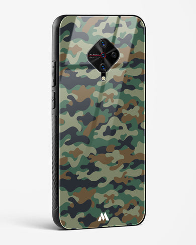 Jungle Camouflage Glass Case Phone Cover-(Vivo)