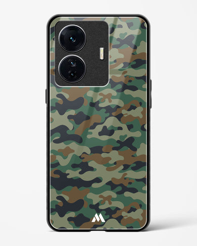 Jungle Camouflage Glass Case Phone Cover-(Vivo)