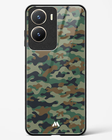 Jungle Camouflage Glass Case Phone Cover-(Vivo)