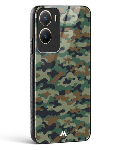 Jungle Camouflage Glass Case Phone Cover-(Vivo)