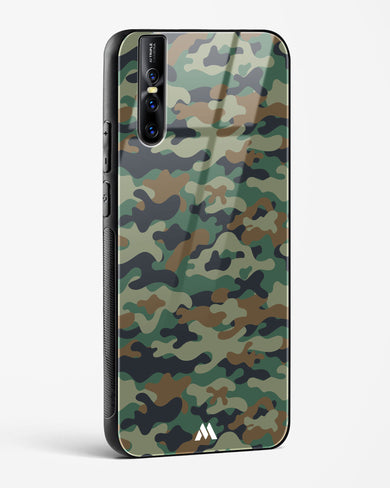 Jungle Camouflage Glass Case Phone Cover (Vivo)