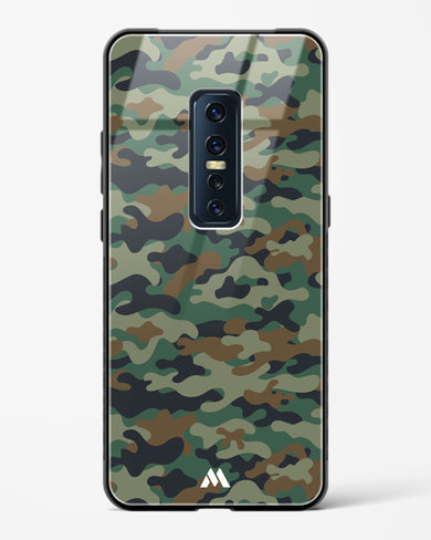 Jungle Camouflage Glass Case Phone Cover-(Vivo)