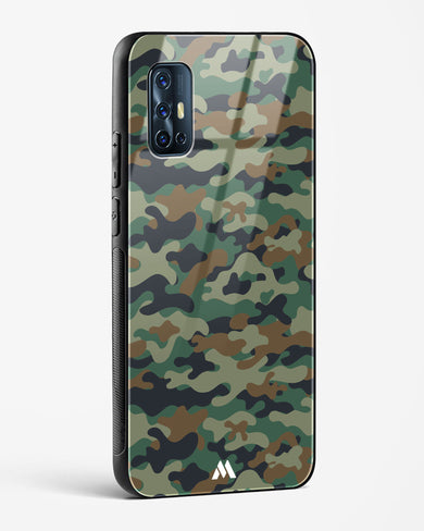 Jungle Camouflage Glass Case Phone Cover (Vivo)