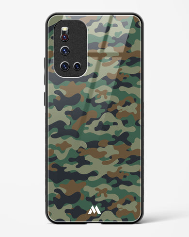 Jungle Camouflage Glass Case Phone Cover-(Vivo)