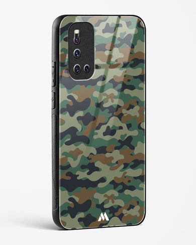 Jungle Camouflage Glass Case Phone Cover-(Vivo)