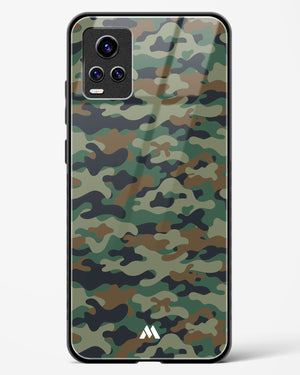 Jungle Camouflage Glass Case Phone Cover-(Vivo)