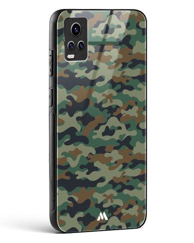 Jungle Camouflage Glass Case Phone Cover-(Vivo)