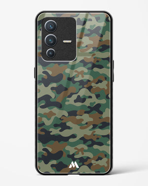 Jungle Camouflage Glass Case Phone Cover-(Vivo)