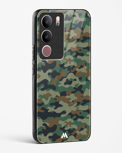 Jungle Camouflage Glass Case Phone Cover (Vivo)