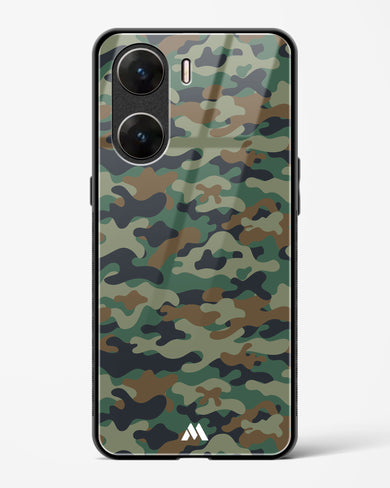 Jungle Camouflage Glass Case Phone Cover-(Vivo)