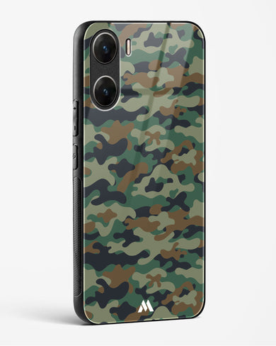 Jungle Camouflage Glass Case Phone Cover-(Vivo)