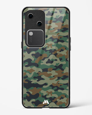 Jungle Camouflage Glass Case Phone Cover (Vivo)