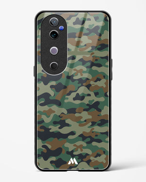 Jungle Camouflage Glass Case Phone Cover (Vivo)