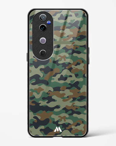 Jungle Camouflage Glass Case Phone Cover (Vivo)
