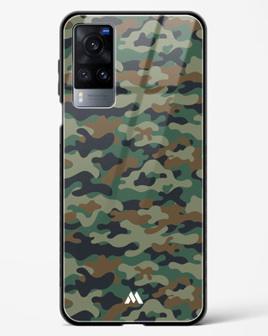 Jungle Camouflage Glass Case Phone Cover-(Vivo)