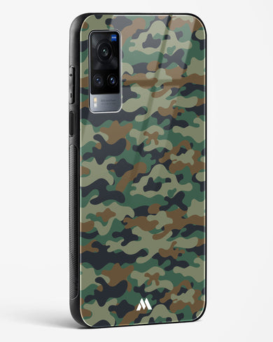 Jungle Camouflage Glass Case Phone Cover-(Vivo)