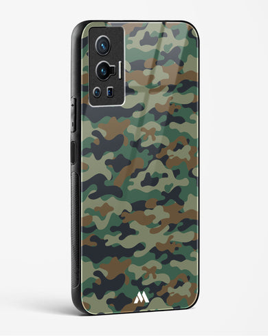 Jungle Camouflage Glass Case Phone Cover-(Vivo)