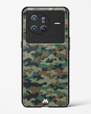 Jungle Camouflage Glass Case Phone Cover-(Vivo)