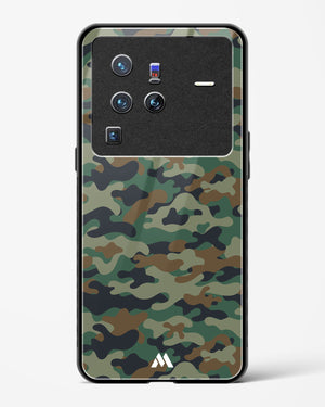 Jungle Camouflage Glass Case Phone Cover (Vivo)