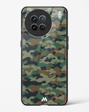 Jungle Camouflage Glass Case Phone Cover-(Vivo)