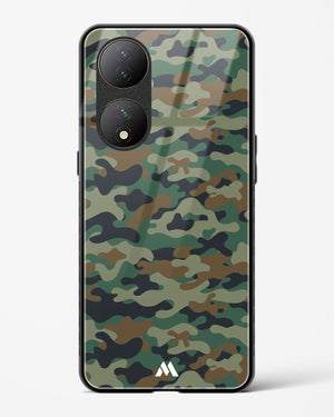 Jungle Camouflage Glass Case Phone Cover (Vivo)