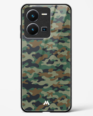 Jungle Camouflage Glass Case Phone Cover-(Vivo)