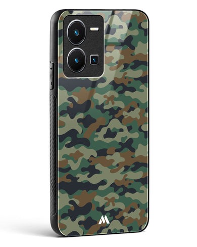 Jungle Camouflage Glass Case Phone Cover-(Vivo)