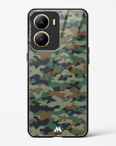 Jungle Camouflage Glass Case Phone Cover-(Vivo)