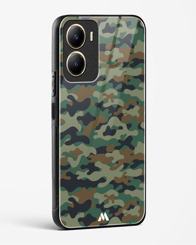 Jungle Camouflage Glass Case Phone Cover-(Vivo)